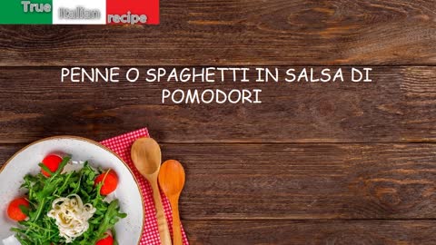 Penne o spaghetti in salsa di pomodori