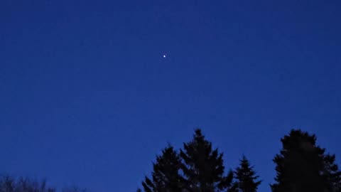 UAP at dusk over Shediac New Brunswick