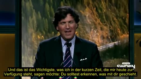 Tucker Carlson Sworn Enemy Tour: Die Befreiung Kanadas, die Calgary-Rede. (automatische Untertitel)