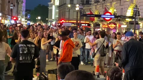 Piccadilly circus London at Night