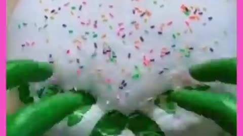 Relaxing video of slime squishing _ squishy slime _ best relaxing video to make you sleep fast!