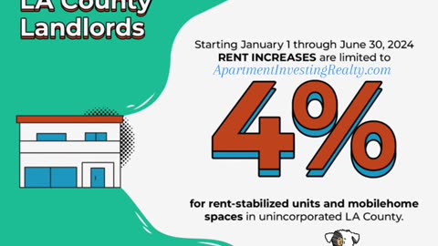 L.A. County Landlords: Only 4% Rent