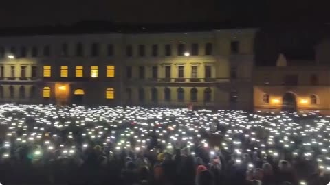 Leipzig Germany: Protestors Chant Against Fascism