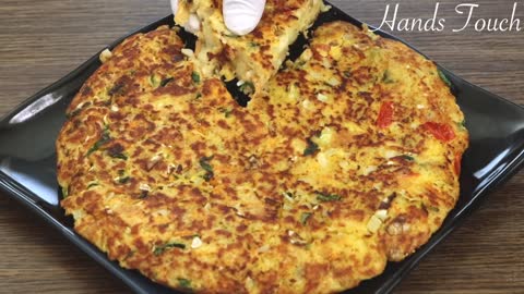 Just 15 Minutes Vegetables Bread Omelette recipe | Easy Breakfast