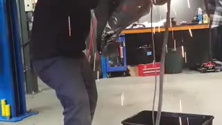 New Guy Falls for Garbage Bag Prank