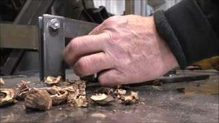 Homemade DIY Black Walnut nut cracker