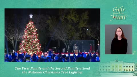 The First Family and the Second Family Attend the National Christmas Tree Lighting