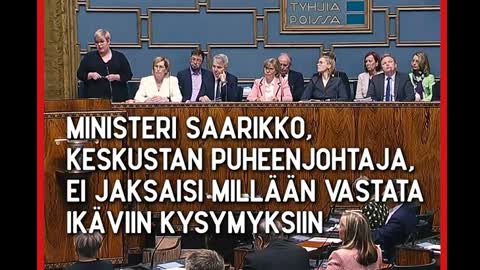 Jos ei kiinnosta ministerin palkka ja siihen kuuluvat tehtävät, niin eroa