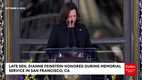 'Our Nation Salutes You'- VP Kamala Harris Remembers Late Sen. Dianne Feinstein