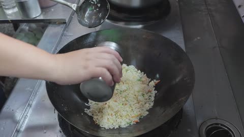 Egg Fried Rice -Taiwanese Street Food