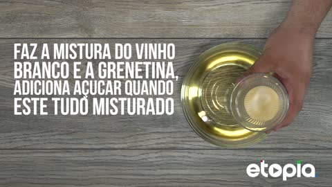 Gelatina de Vinho Branco