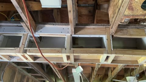 Cabin Dryer Vent with Kitchen Cubbies