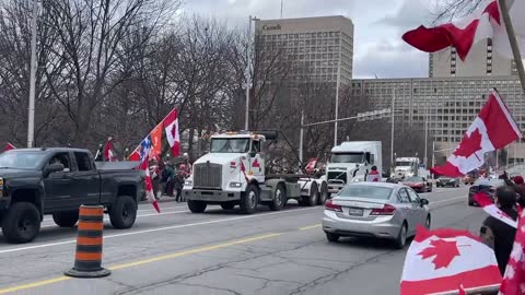 The Freedom Convoy from Quebec City Received a Warm Welcome in Ottawa