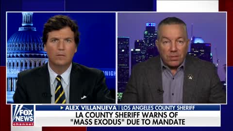 LA County Sheriff Alex Villanueva says vaccine mandates are creating a mass exodus of officers.