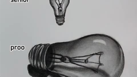 how to draw a light bulb 💡😱🔥 #art #drawing #shorts