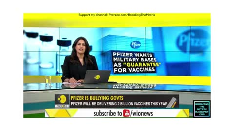 THE GREEDY BULLYING TACTICS OF PFIZER