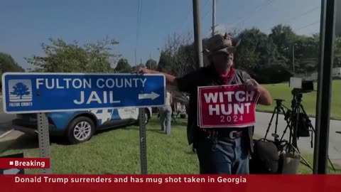 Trump surrenders in Georgia, has mug shot taken