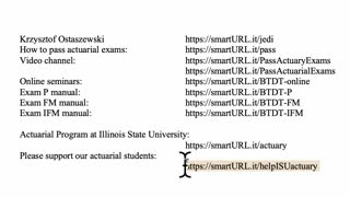 Exam FM exercise for June 6, 2022