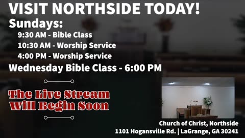 Northside LaGrange Church of Christ 2-11-24 PM