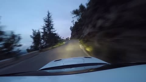 Hill Climb on Curvy Road