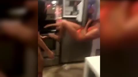 GIRL'S TRY TO HANGOUT WITH REFRIGERATOR!!!!