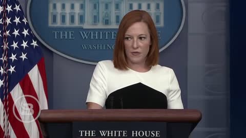 Jen Psaki rushed out of the room when a reporter asked a savage question about Dr. Fauci's lies