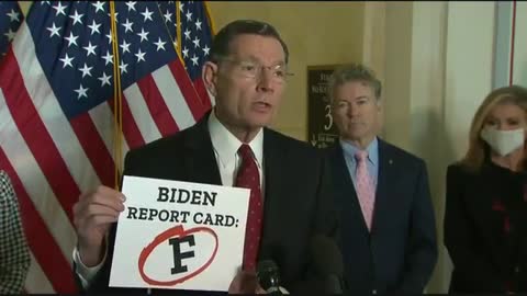 Republican Senator Pulls Out Report Card gives Joe Biden an "F" For Not Reopening Schools