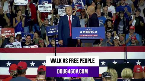 Senator Mastriano Speaks At Save America Trump Rally 9/3/22 in Wilkes Barre PA