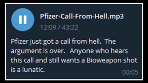 Pfizer Call From Hell (Audio)