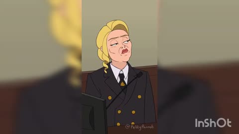 Johnny Depp vs Amber Heard trial. (cartoon series)