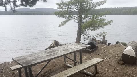 Tranquility at Backcountry Campsite #4, Meditation Point – Timothy Lake – Mount Hood – 4K