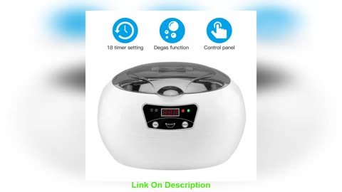 Get AIPOI 600ml Ultrasonic Cleaner Wave Cleaning Jewell