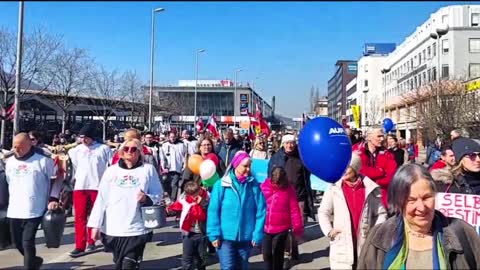 The People of Graz, Austria Come Out Strong for Another Day of Protests Against the COVID Regime