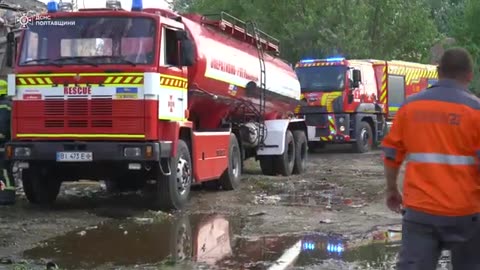 Rescuers eliminated the consequences of enemy shelling on civil infrastructure