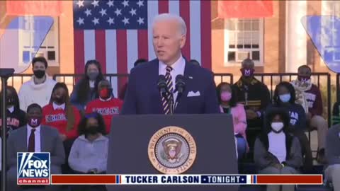 Tucker Carlson: Biden deeply disappointed in America.