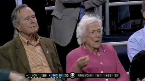 April 2, 2011 - George H. W. Bush & Barbara Bush at Butler-VCU Final 4 Game