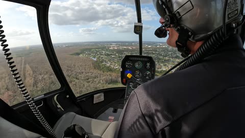 My First Helicopter Ride Over Orlando Theme Park PT 1