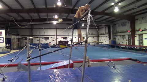 FOREARM MUSCLE UP ON BAR - Gymnastics Bodyweight Fitness Parkour