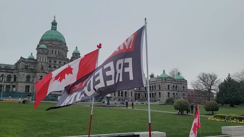 Freedom Rally Victoria Bc (April 15,2023) UNITED WE STAND