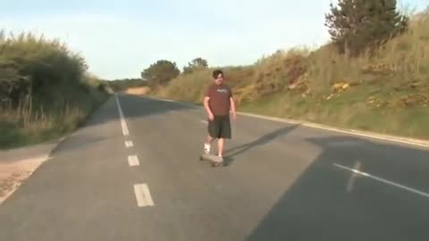 A classic video about a man and his skateboard