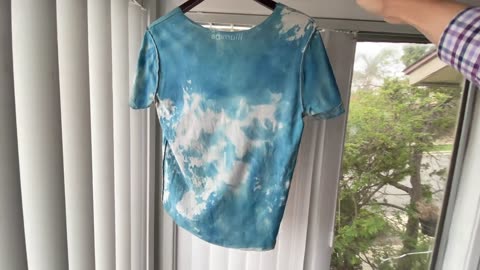 Blooms in Blue! DIY Cyanotype T-Shirt with Floral Magic - Unveil Your Wearable Garden! 🌼💙