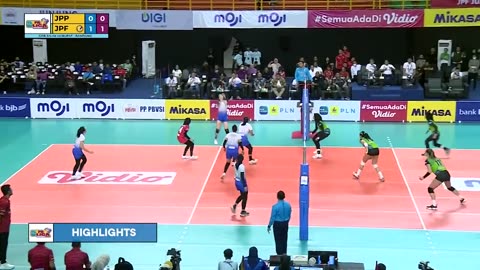 Jakarta POPSIVO Polwan VS Jakarta Pertamina Fastron (0-3) - Highlight PLN Mobile Proliga Putri 2023