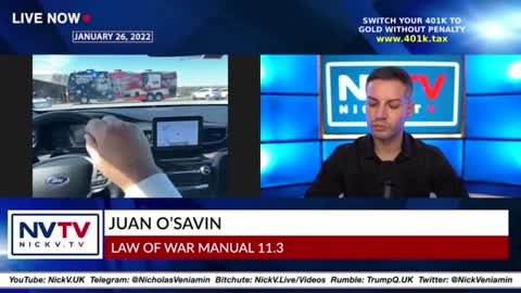 1-26-22 Juan O'Savin Discusses Law Of War Manual 11.3 with Nicholas Veniamin