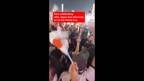 Completely Crazy Japan Fans Reaction to 2-1 Goal Against German In World Cup 2022 #worldcup2022