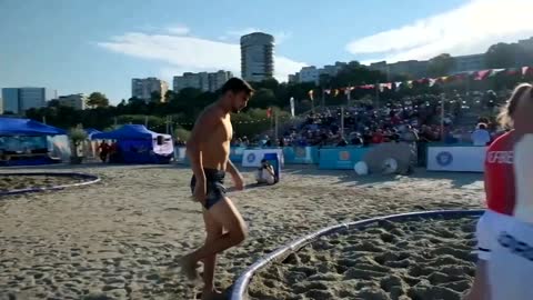 Romania hosts Beach Wrestling World Championships