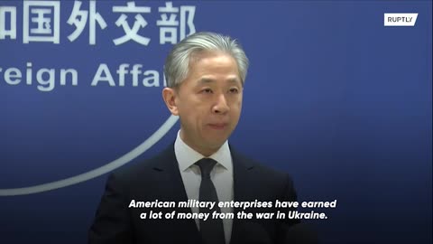 Chinese Foreign Ministry: "The U.S. fighting to the last Ukrainian"