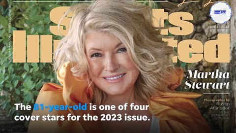 81-year-old Martha Stewart featured as an SI Swimsuit cover model