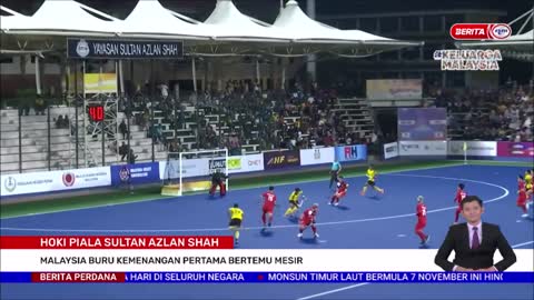 HOKI PIALA SULTAN AZLAN SHAH: MALAYSIA BURU KEMENANGAN PERTAMA BERTEMU MESIR