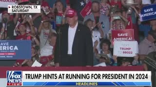 Trump hints at running in 2024