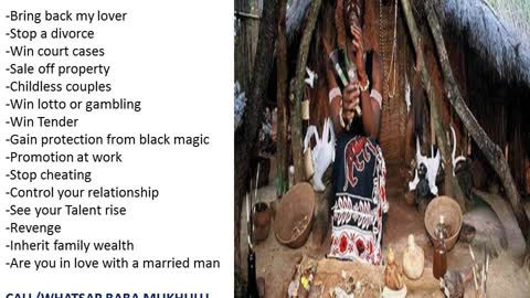 Baba Mukhulu the only gifted relationship binder +27633429155